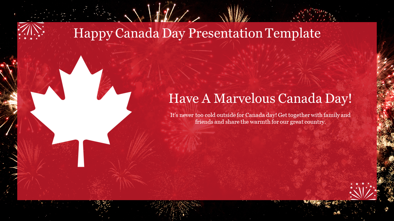 Happy Canada Day Presentation Template